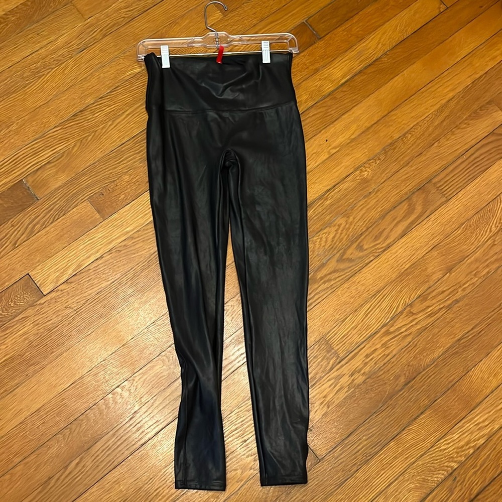 Spanx faux leather leggings